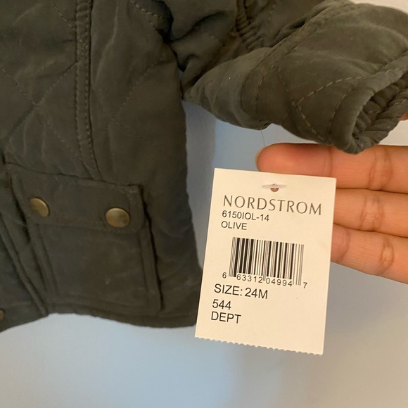 Toddler jacket- Olive - Picture 2 of 4